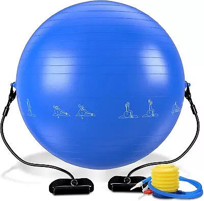 $20.69 • Buy PACEARTH 25  Balance Yoga Ball Exercise Anti-Burst Fitness Stability Pilates