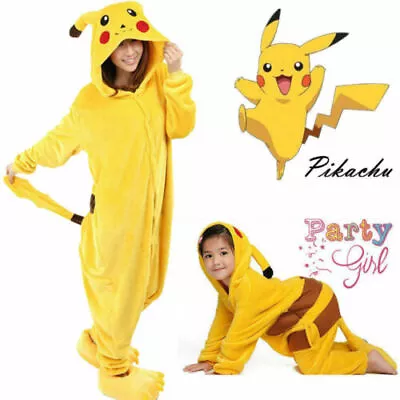 New Kids& Adults Pajamas Party Outfits Kigurumi Sleepwear Costume 2024 • $38.24