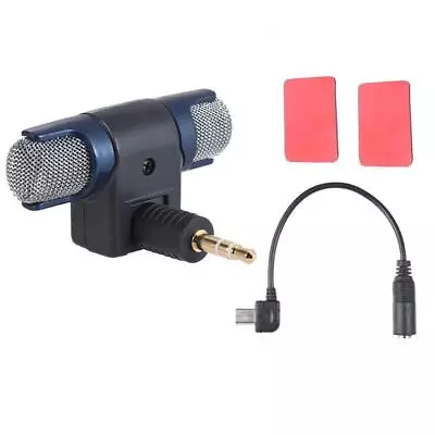 Camera Microphone External Sports Camera Stereo Microphone • £8.65