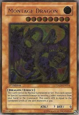 Montage Dragon (UTR) (TDGS-EN014) Ultimate Rare 1st Edition • $28.61