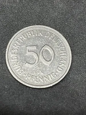 1990 Germany 50 A Pfennig Coin • £1