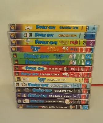 Family Guy The Complete Seasons 1-11 15 & Stewie Griffin The Untold Story R4 • $0.99