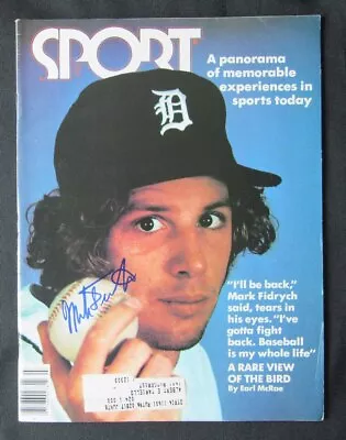 Mark Fidrych Signed/Auto July 1977 SPORT Magazine Detroit Tigers JSA 187284 • $39