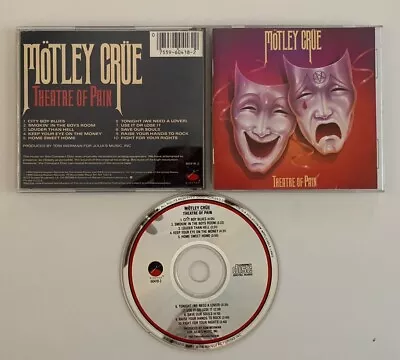 Motley Crue Theatre Of Pain CD Hard Rock Heavy Metal Rare Out Of Print • $9.99