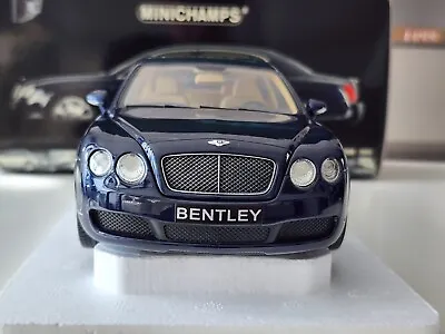 1:18 Minichamps Bentley Flyingspur Blue Diecast • $179