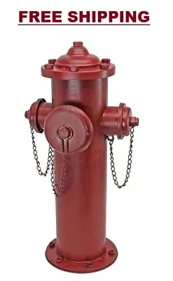 $129.70 • Buy Exclusive Design 23 Inches H Vintage Metal Fire Hydrant Large Statue