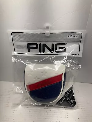 2022 Limited Ping Liberty Edition Red/White/Blue Mallet Putter Headcover PGA • $20.49