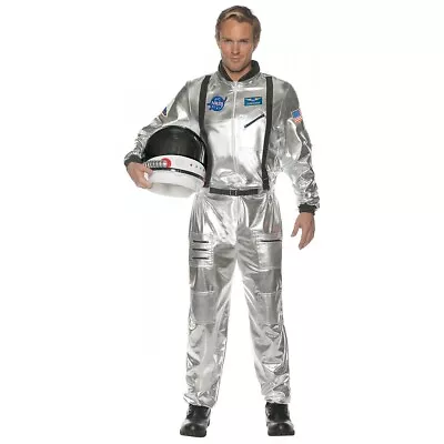 Space Suit Costume Adult NASA Astronaut Halloween Fancy Dress • $36.54