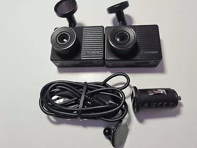 $49.99 • Buy 2x Garmin Dash Cam 56 1440p GPS Crash Camera Driver Alerts HD Video (PARTS ONLY)