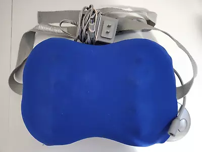 Brookstone I-NEED Lumbar Shiatsu Massage Pillow Blue Massager Tested & Working • $25