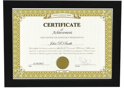 8 Frames/Pack 8.5 X11  Certificate Diploma Frame W/Mat For 11 X14  Picture Frame • $34.95