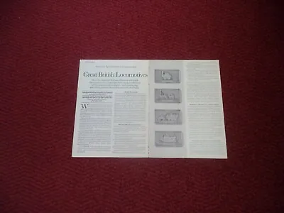 £7 • Buy Great British Locomotives Ingots  John Pinches Vintage Advertising Feature