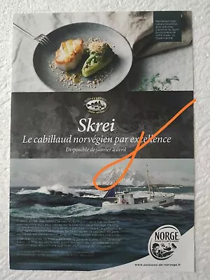 Skrei Sea Products Fish Paper Advertising • £3.08