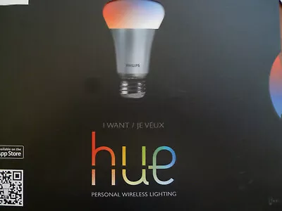 $155 • Buy Philips Hue Personal Wireless Lighting Starter Pack