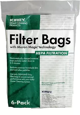 Kirby Micron HEPA Bags For Kirby Sentria Avalir Kirby G7G6G5G4G3H2L2  • $49.90