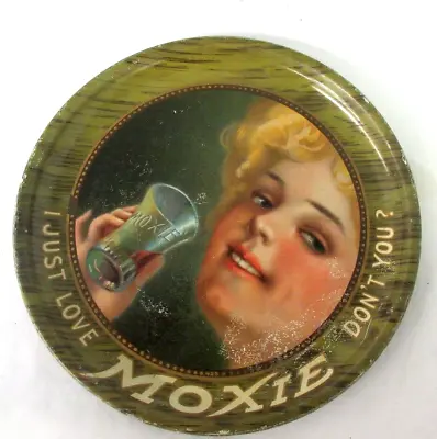 Authentic Moxie Large Advertising Tip Tray  757-c • $299