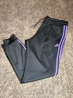 Women's Adidas Aeroready Large Gray Active Pants • $19.99