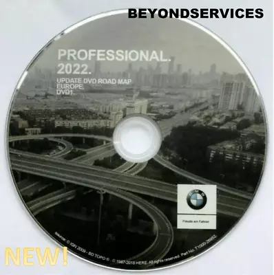 Bmw *2022* Dvd Professional Navigation Maps Update Sat Nav Disc Dvd E Series • £18.99