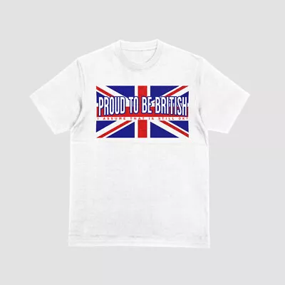 Skinhead T-Shirt Punk Sham 69 Oi! Proud To Be British Union Jack Licensed Design • £7.99