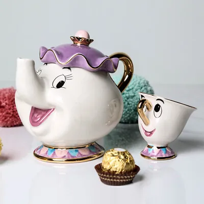 The Beast Teapot Mug Mrs Potts Chip Tea Pot Cup Cartoon Beauty One Lovely Set • £29.99