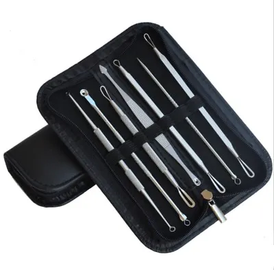 $7.80 • Buy 7pcs Blackhead Acne Comedone Pimple Blemish Extractor Remover Stainless Tool Kit