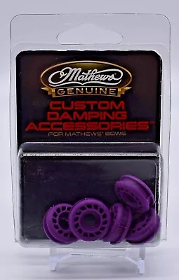 Mathews Archery Custom Damping Accessories - Mini HDS Roller Guard 5pk - Purple • $9.99