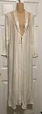 La Perla Idylle Collection M Robe Full Length Ivory • $199.99