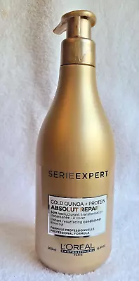 L'OREAL Serie Expert Absolut Repair Gold Quinoa + Protein CONDITIONER 16.9 Oz • $28.49