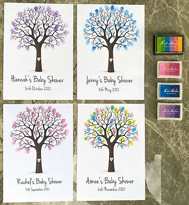 £4.95 • Buy Baby Shower Fingerprint Tree - Guest Book Game Decoration Personalised Mummy