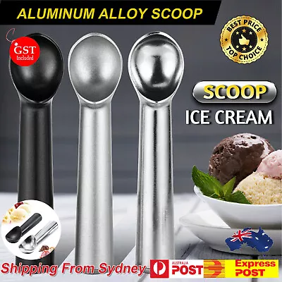 Ice Cream Scoop Non Stick Professional Polished Anti-Freeze Aluminium Spoon Tool • $10.99