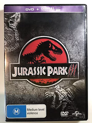 Jurassic Park III (DVD 2001) Region 4 ActionAdventureSci-Fi Sam Neill Willia • $4.99