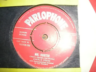 Charlie Drake Mr Custer / Glow Worm U.k Parlophone 1960 Ex - • £2.99