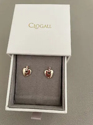 £350 • Buy CLOGAU Caraid Earrings Welsh Yellow/ Rose Gold/Diamond