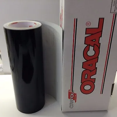 Oracal 651 1 Roll 12  X 10 Ft. Black Gloss Vinyl For CraftSignCutter  • $12.59