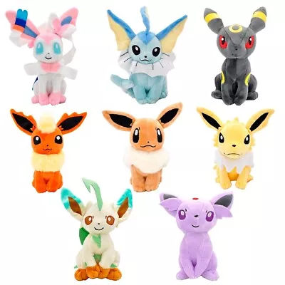 Adorable Eeveelutions Soft Colorful Cute  Plush Dolls Pokemon 8  In • $59.99