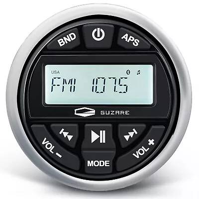 $98.99 • Buy Guzare Marine Stereo Bluetooth Audio Boat Radio Steyem Receiver For ATV UTV Car