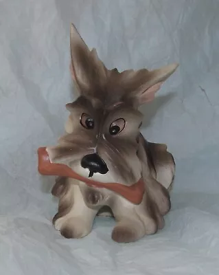 TOPLINE IMPORTS JAPAN Dog Figurine SCHNAUZER / SCOTTISH TERRIER Stick In Mouth • $9.95