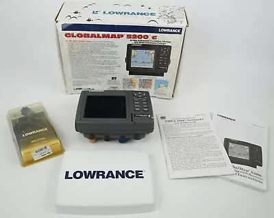 LOWRANCE GLOBALMAP 5200C Chartplotter Marine GPS Navigator NMEA2000 Network  • $399