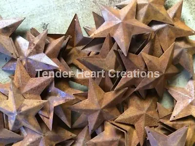 Lot 100 Rusty Barn Stars Star 2.25 In 2 1/4  Primitive Country Rust Craft • $15.49