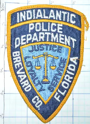 Florida Indialantic Police Dept Vintage Patch • $4