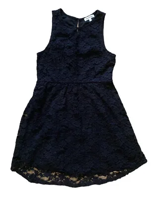 Monteau Los Angeles Women's Black Lace Dress Medium Sleeveless • £9.32