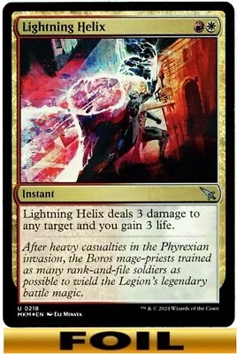 Lightning Helix | FOIL | NM - Murders At Karlov Manor UC MTG • $1.25