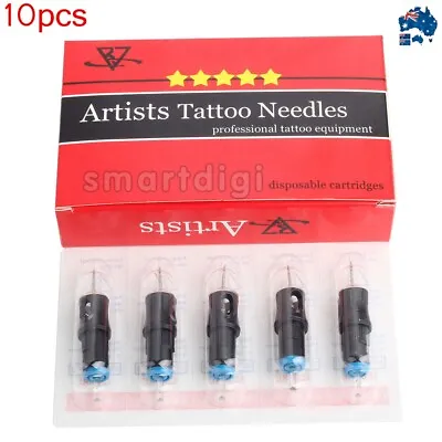 New 10pcs Tattoo Cartridges Needles Disposable Sterilized Round Liners Shaders • $12.99