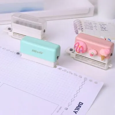 6-hole Punch Notebook Round Hole Puncher Papers Scrapbooking Binding Rings AU • $15.77