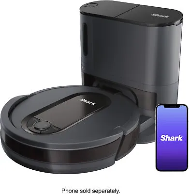 $179.95 • Buy Shark EZ Robot Vacuum RV912S With Self-Empty Base, Bagless, Wi-Fi - Dark Grey