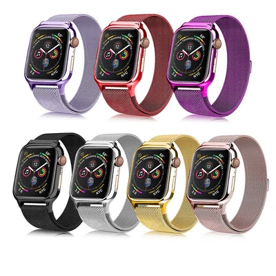 $16.93 • Buy For Apple Watch Series 7 6 5 4 3 2 1 SE 38mm 40mm Milanese Metal Loop Case AU