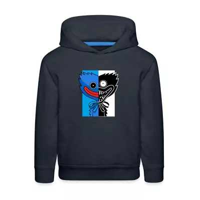 Official Poppy Playtime Huggy Wuggy Duality Kids' Premium Hoodie Youth M Navy • £25.73