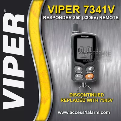 Viper 7341V 2-Way LCD Replacement Remote 7345V For The Viper Responder 350 3305V • $120.99