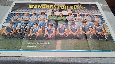 Manchester City 1979-80 Signed SHOOT  Football Poster • £4.99