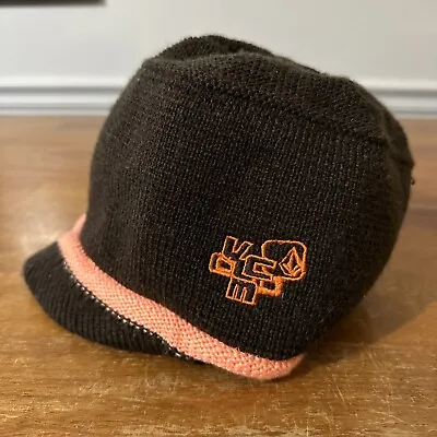 Volcom Beanie Hat Adult Unisex One Size Brown Coral Color Surfer Skater Style • $4.49